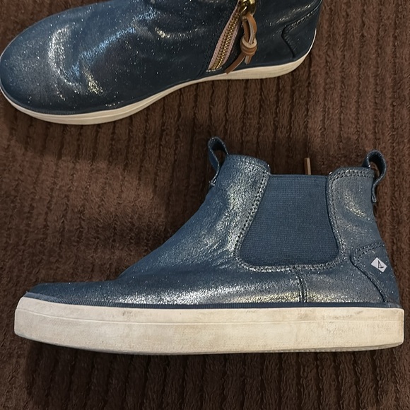 Sperry Crest Mid Chelsea metallic blue - Picture 2 of 6